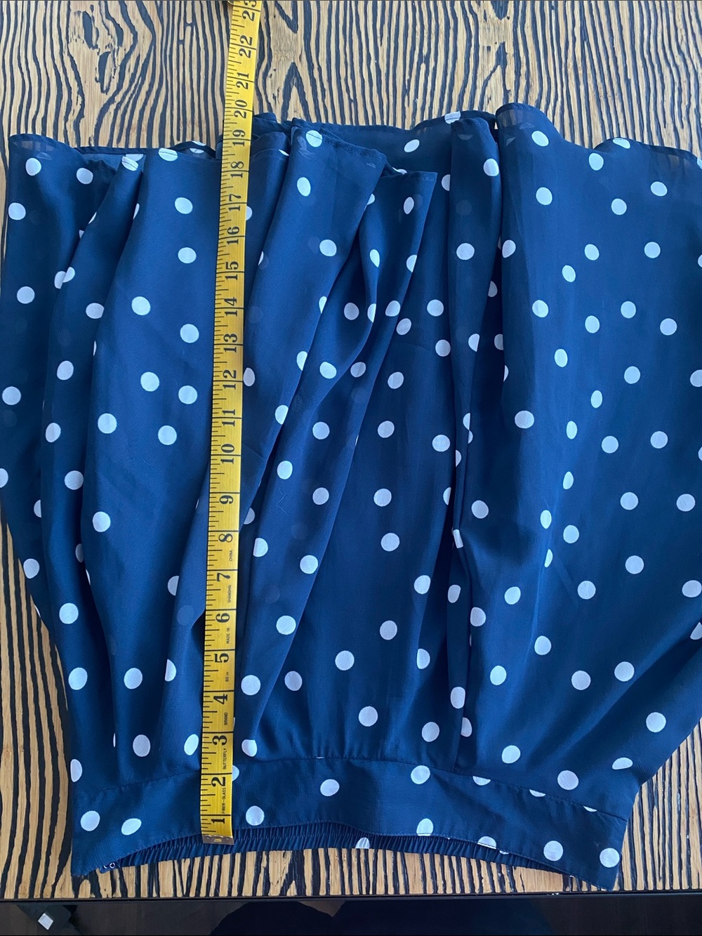 Maison Jules Navy Polka Dot Circle Skirt - Picture 6 of 7